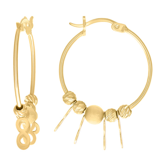 10Kt Gold Turkish Earrings