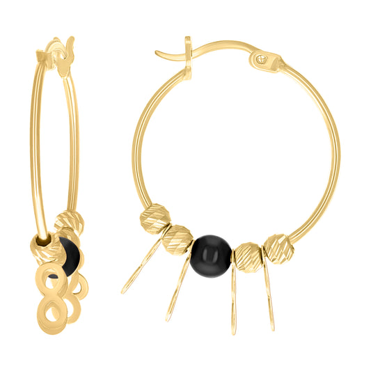 10Kt Gold Turkish Earrings