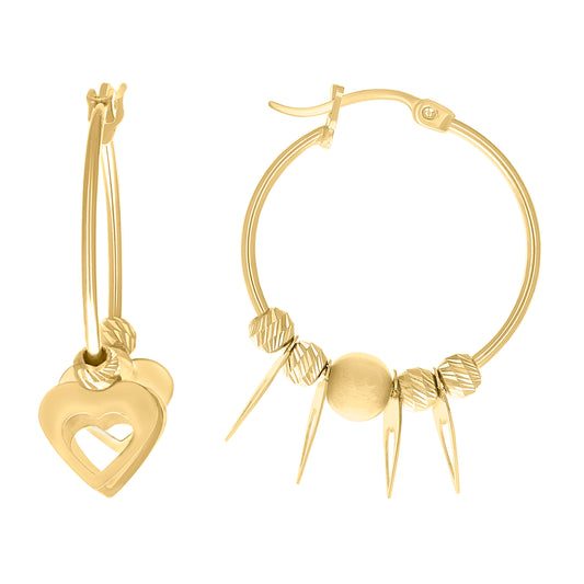 10Kt Gold Turkish Earrings