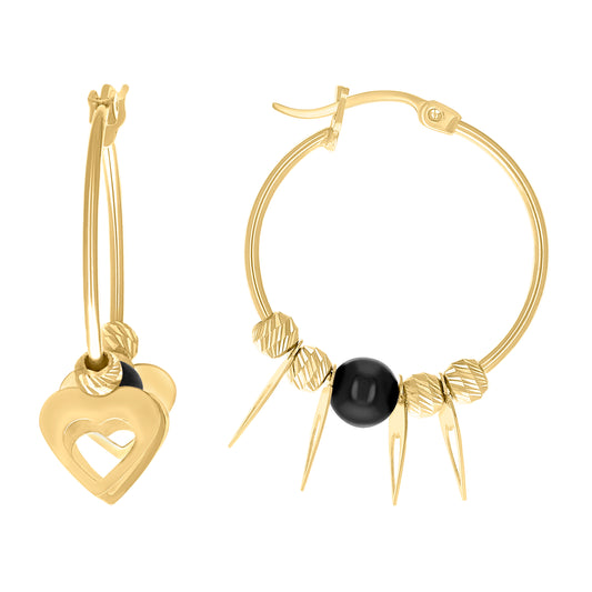 10Kt Gold Turkish Earrings