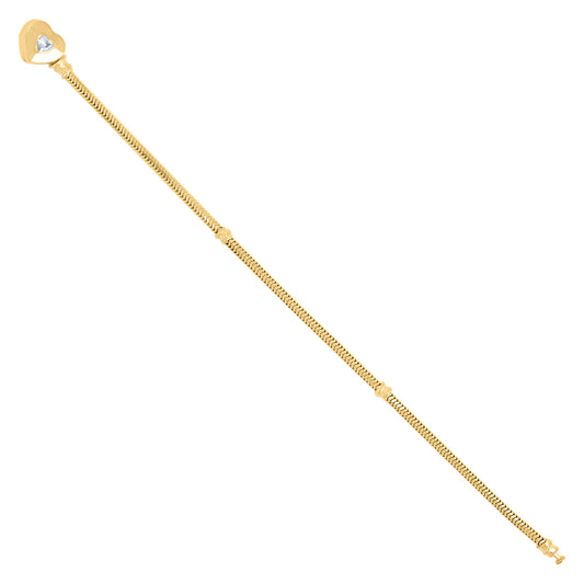 10Kt Gold Bracelet 7"