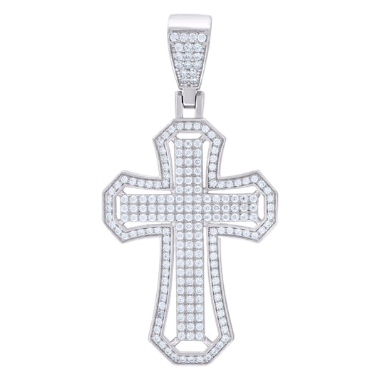 925 Sterling Silver 1.20Ctw Moissanite Pendant
