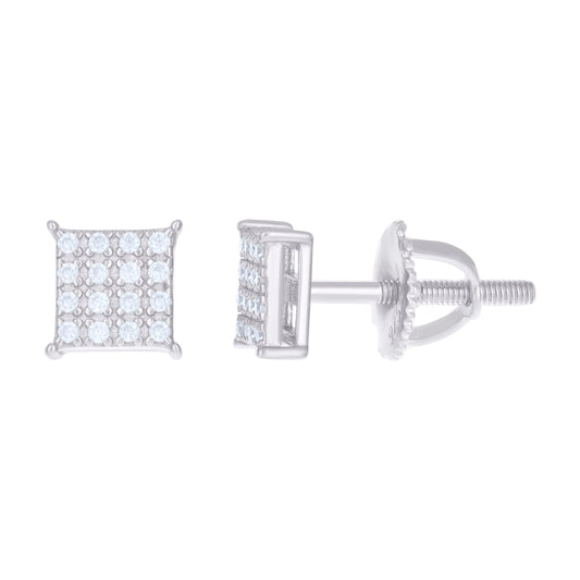 925 Sterling Silver 1.10Ctw Moissanite Earring