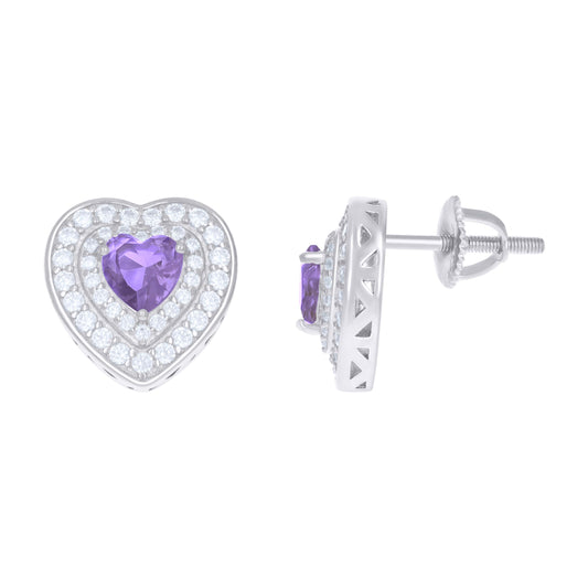 925 Sterling Silver Cz Earrings