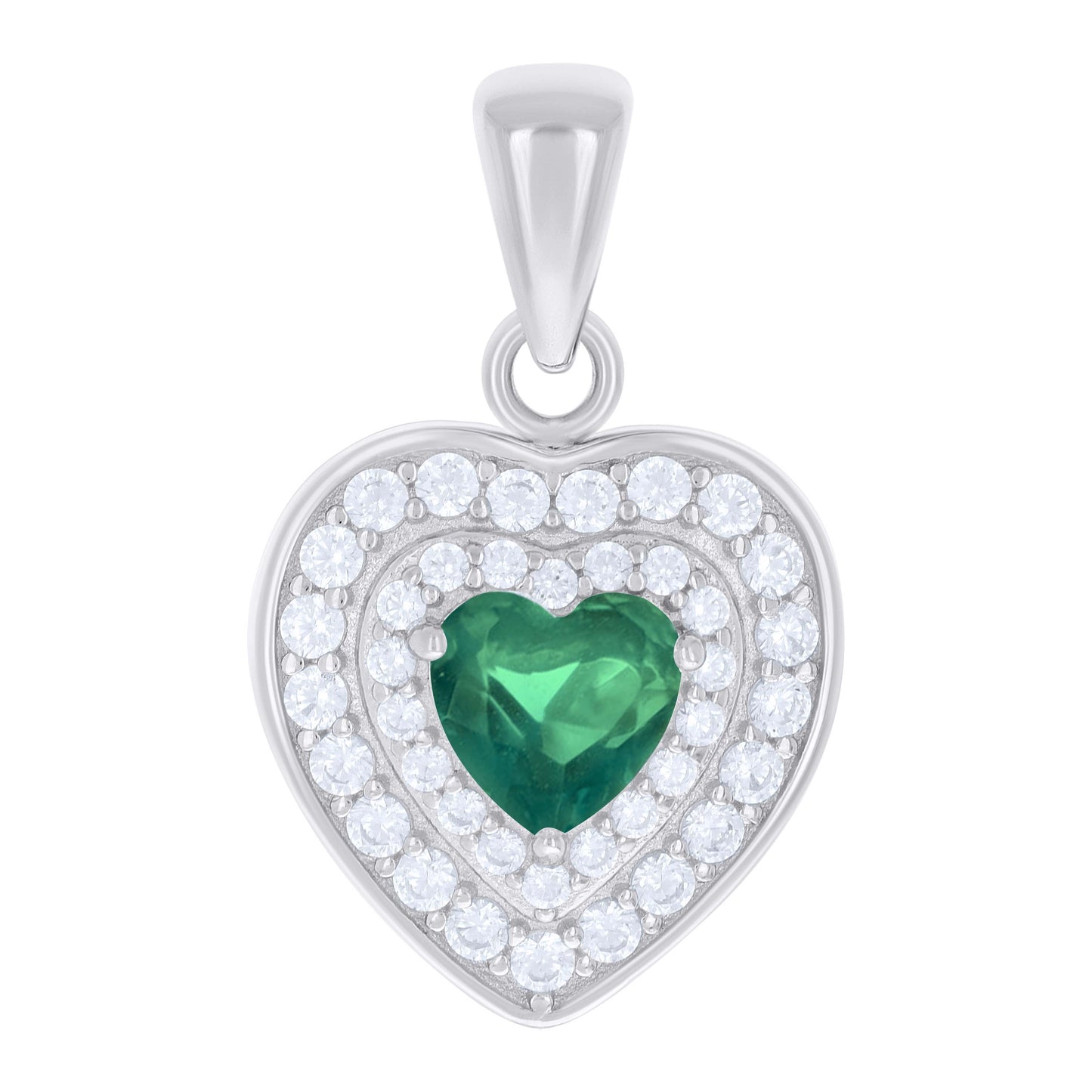 925 Sterling Silver Cz Pendant