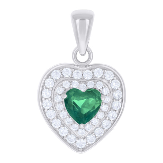 925 Sterling Silver Cz Pendant