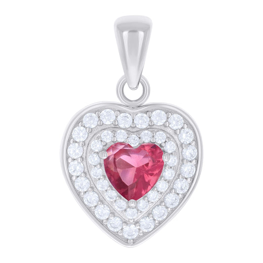 925 Sterling Silver Cz Pendant