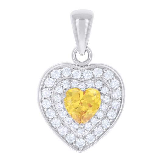 925 Sterling Silver Cz Pendant