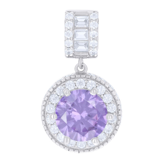 925 Sterling Silver Cz Pendant