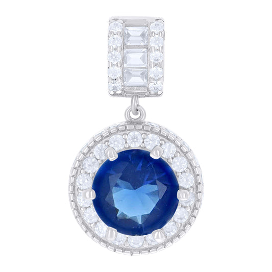 925 Sterling Silver Cz Pendant