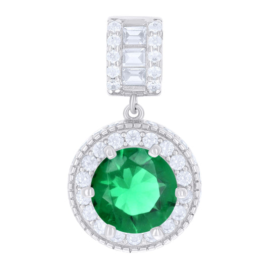 925 Sterling Silver Cz Pendant