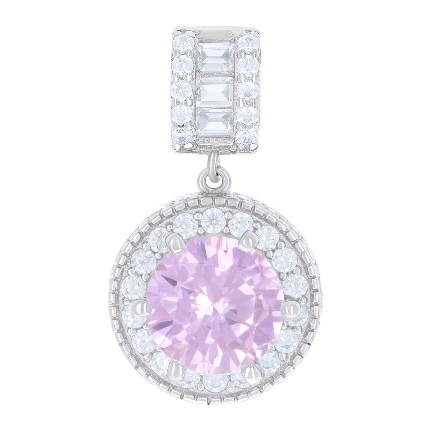 925 Sterling Silver Cz Pendant