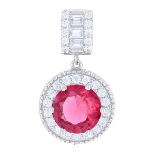 925 Sterling Silver Cz Pendant