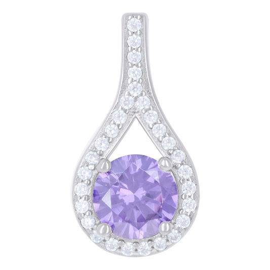 925 Sterling Silver Cz Pendant