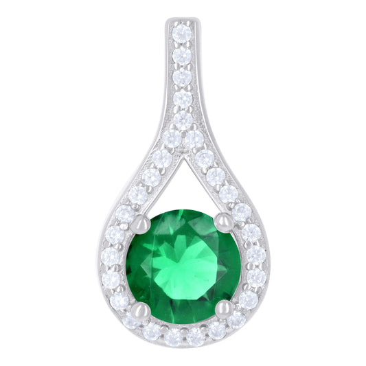 925 Sterling Silver Cz Pendant