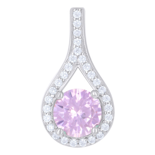 925 Sterling Silver Cz Pendant