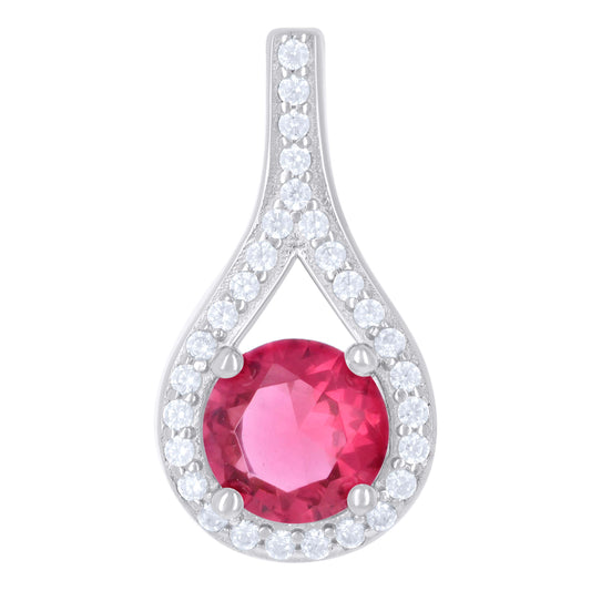 925 Sterling Silver Cz Pendant