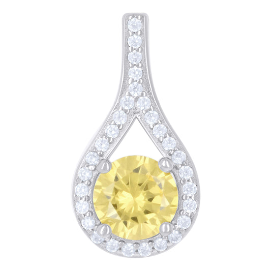 925 Sterling Silver Cz Pendant