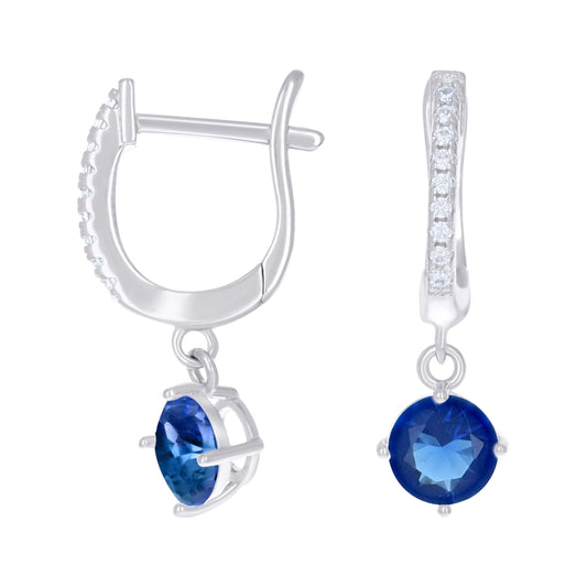 925 Sterling Silver Cz Earrings