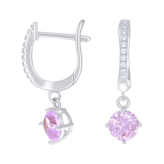 925 Sterling Silver Cz Earrings