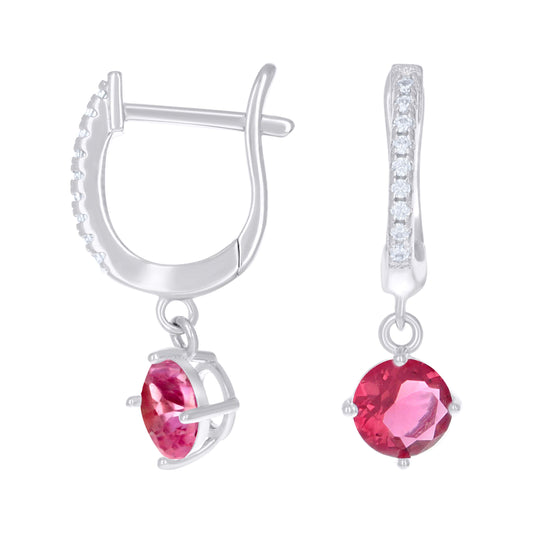 925 Sterling Silver Cz Earrings