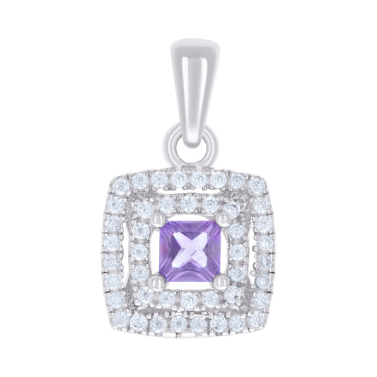 925 Sterling Silver Cz Pendant