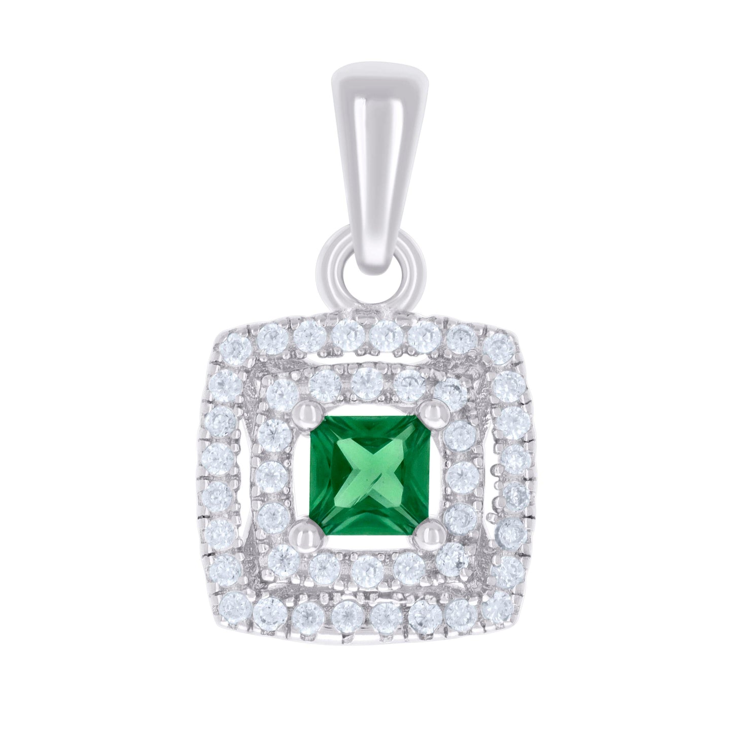 925 Sterling Silver Cz Pendant