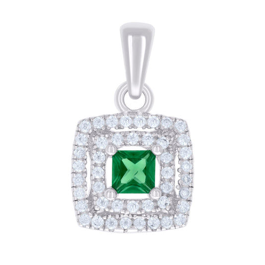 925 Sterling Silver Cz Pendant