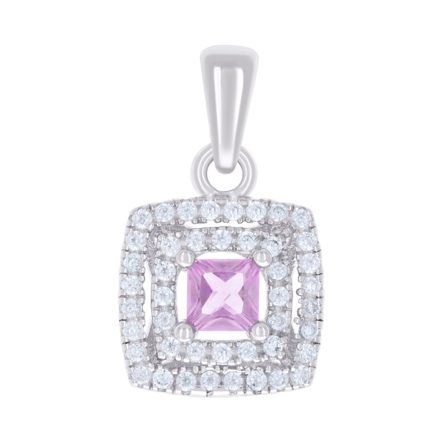 925 Sterling Silver Cz Pendant