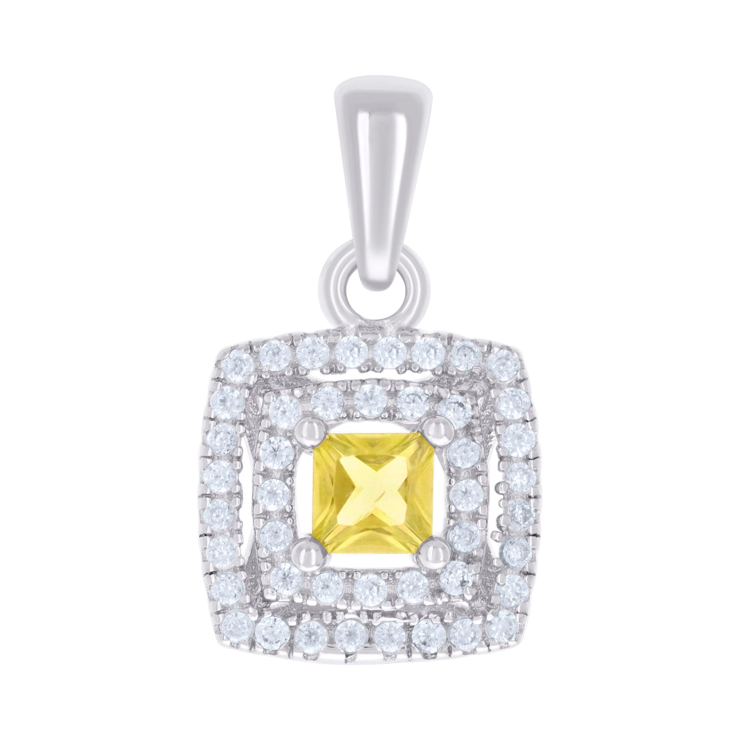 925 Sterling Silver Cz Pendant