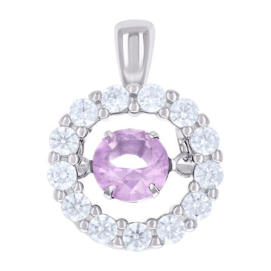 925 Sterling Silver Cz Pendant