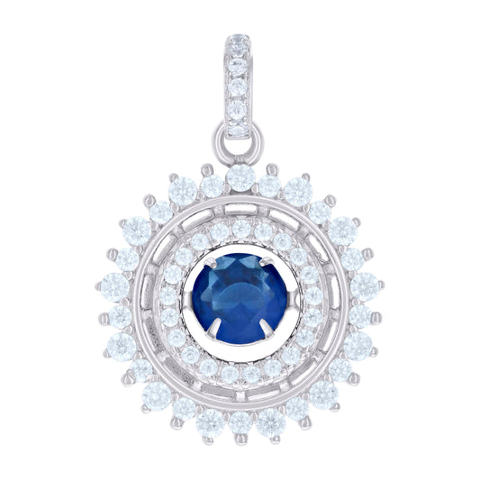 925 Sterling Silver Cz Pendant