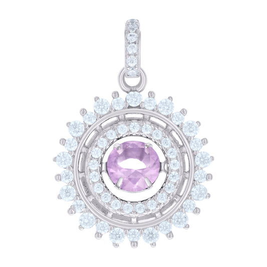 925 Sterling Silver Cz Pendant