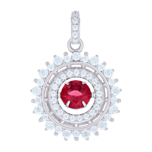 925 Sterling Silver Cz Pendant