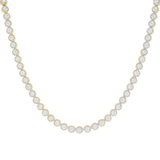 925 Sterling Silver Cz Necklace 18"