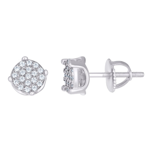 925 Serling Silver 0.27Ctw Moissanite Earring