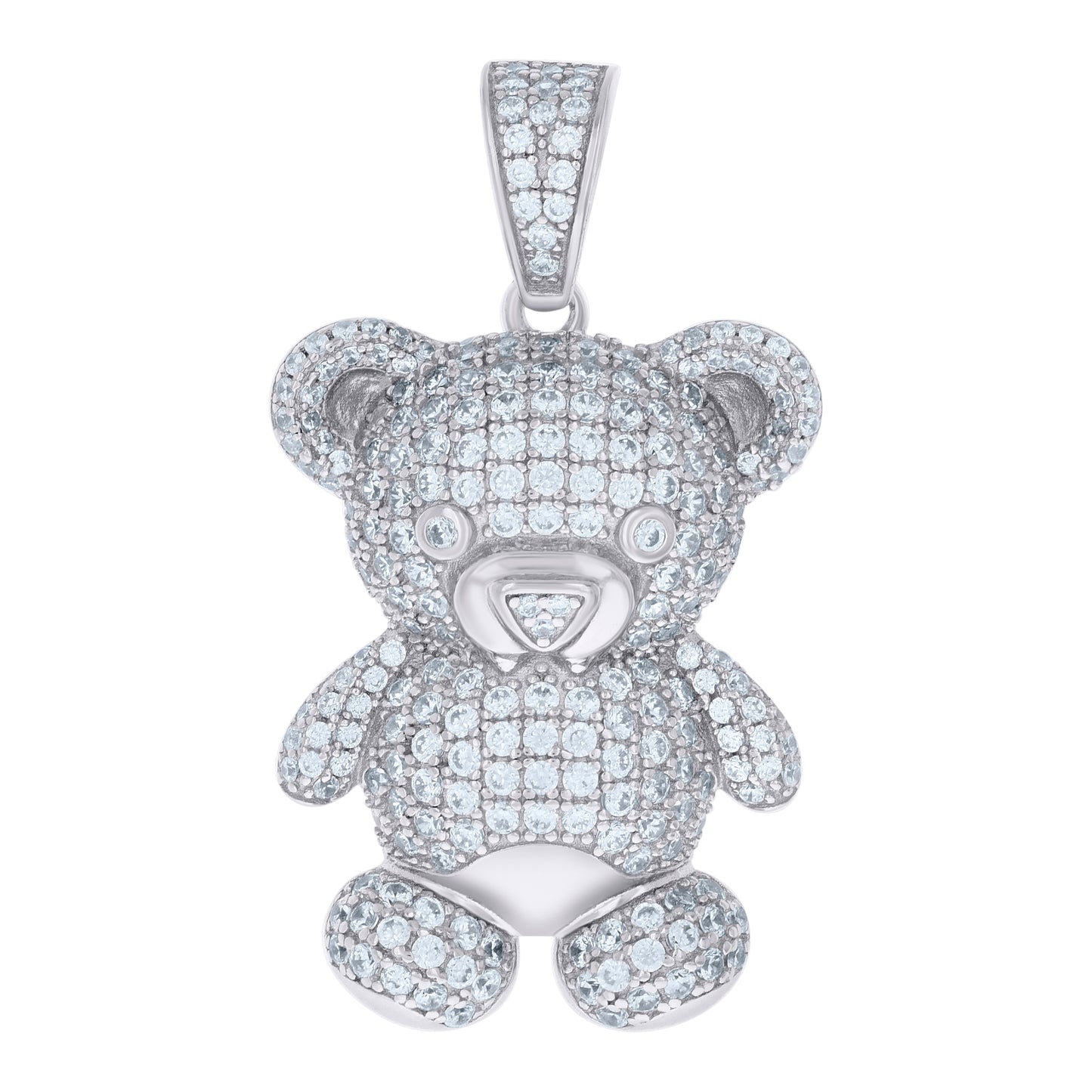 925 Sterling Silver 2.24Ctw Moissanite Pendant