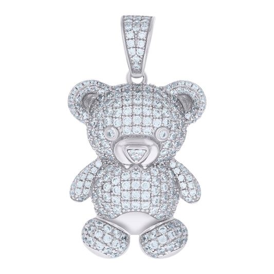 925 Sterling Silver 2.24Ctw Moissanite Pendant