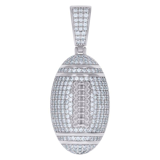 925 Sterling Silver Pendant 1.38Ctw Moissanite