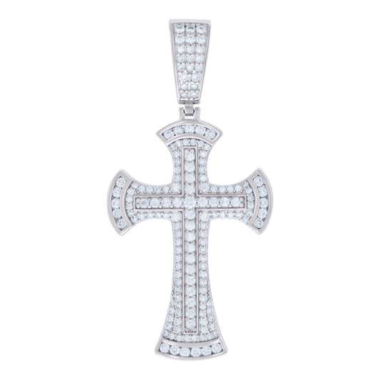 925 Sterling Silver 1.40Ctw Moissanite Pendant