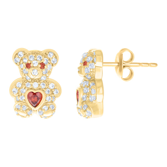 10Kt Gold Cz Earrings