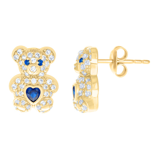 10Kt Gold Cz Earrings