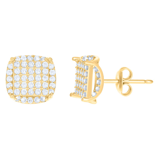 10Kt Gold Cz Earrings