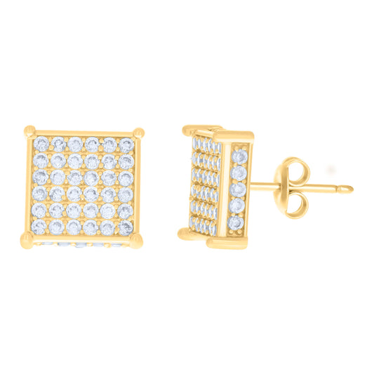 10Kt Gold Cz Earrings