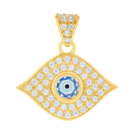 10Kt Gold Cz Pendant