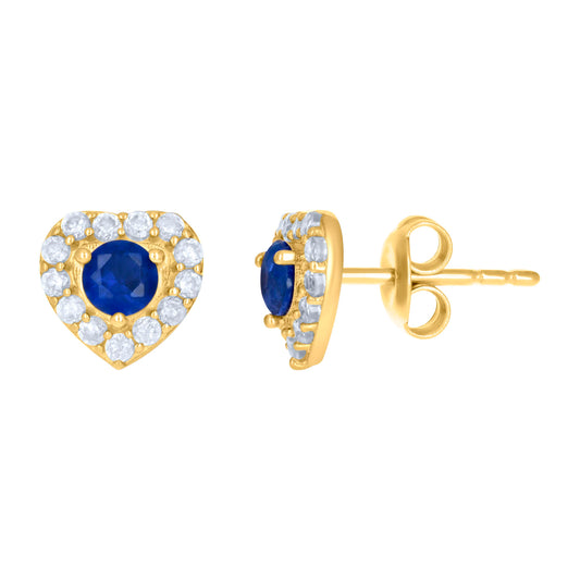 10Kt Gold Cz Earrings