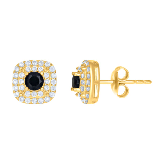 10Kt Gold Cz Earrings