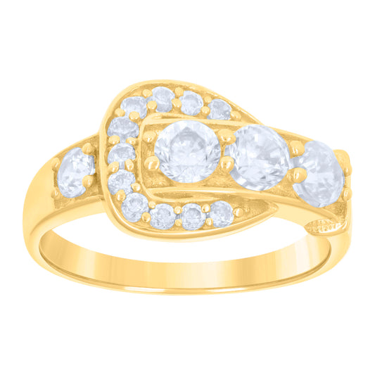 10Kt Gold Baby Cz Ring