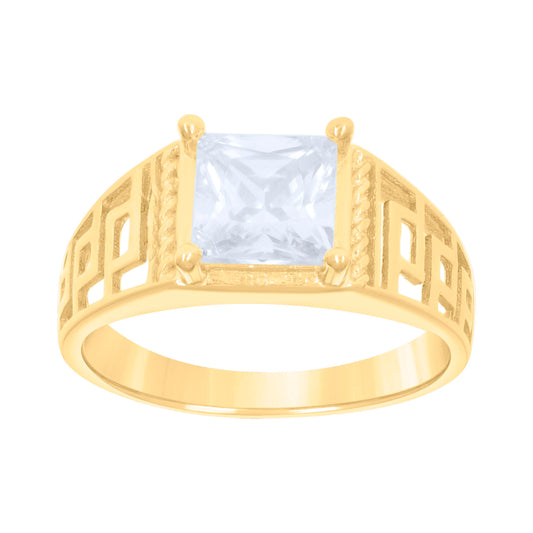 10Kt Gold Cz Baby Ring