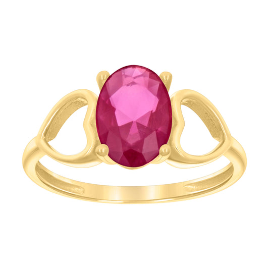 10Kt Gold Cz Baby Ring